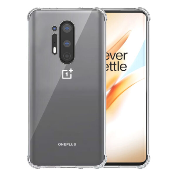 OnePlus 8 Pro transparant hoesje met stootrand