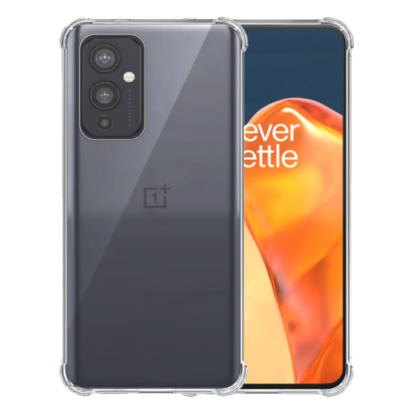 OnePlus 9 transparant hoesje met stootrand