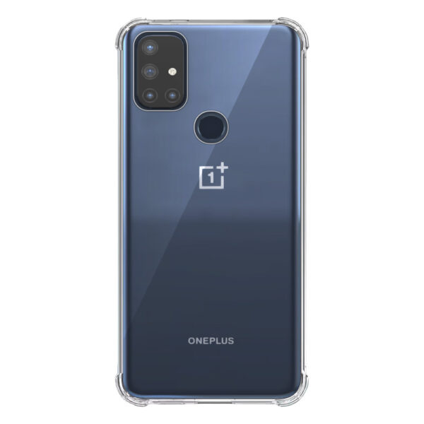 OnePlus Nord N10 transparant hoesje met stootrand 1