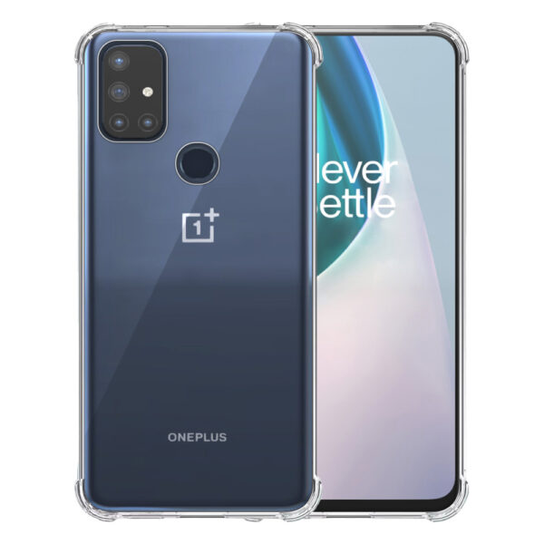 OnePlus Nord N10 transparant hoesje met stootrand