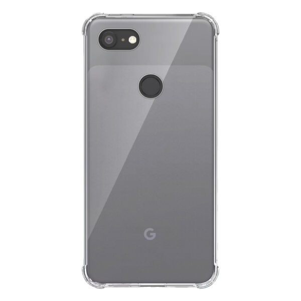 Google Pixel 3 XL transparant hoesje met stootrand 1