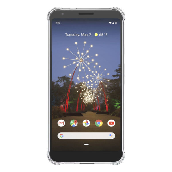 Google Pixel 3A XL transparant hoesje met stootrand 2