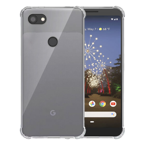 Google Pixel 3A transparant hoesje met stootrand