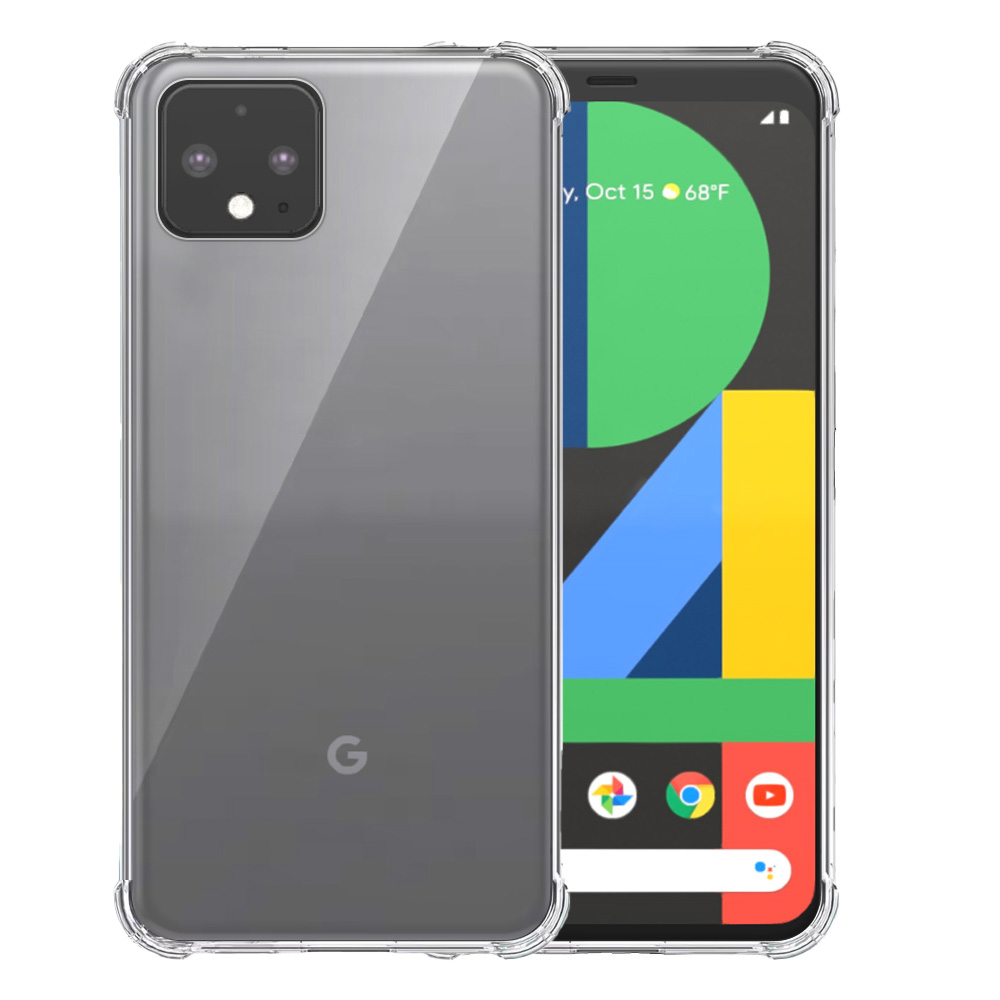 Google Pixel 4 XL transparant hoesje met stootrand