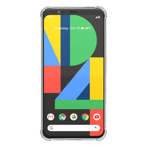 Google Pixel 4 transparant hoesje met stootrand 2