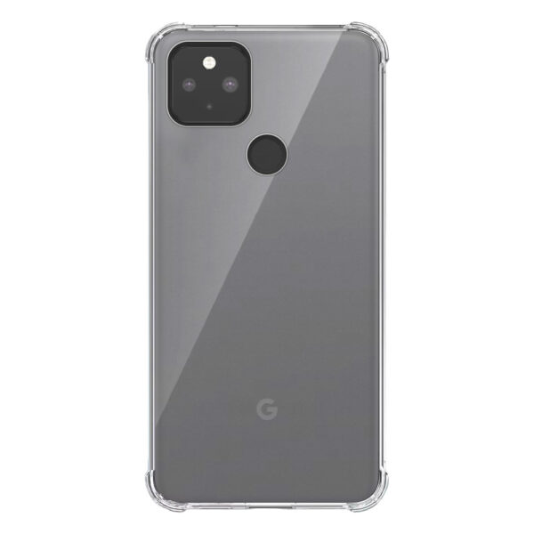 Google Pixel 4A 5G transparant hoesje met stootrand 1