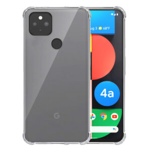 Google Pixel 4A 5G transparant hoesje met stootrand