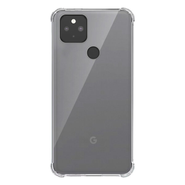 Google Pixel 5A transparant hoesje met stootrand 1