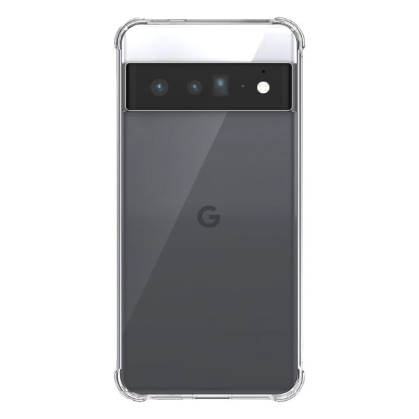 Google Pixel 6 Pro transparant hoesje met stootrand 1