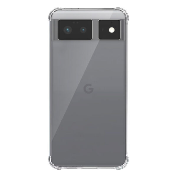 Google Pixel 6 transparant hoesje met stootrand 1