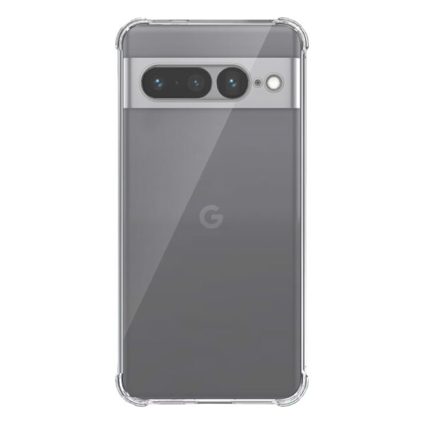 Google Pixel 7 Pro transparant hoesje met stootrand 1