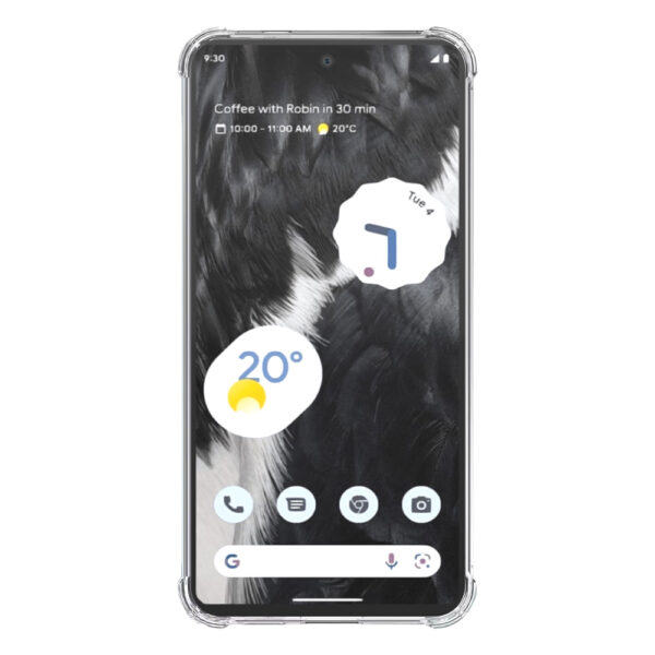 Google Pixel 7 transparant hoesje met stootrand 2