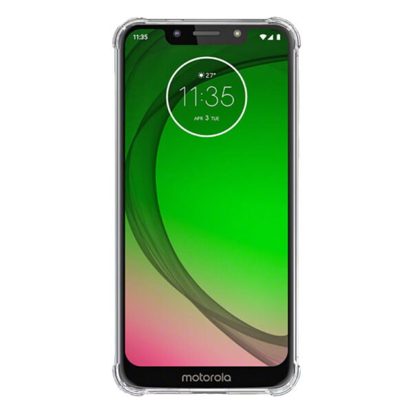 Motorola Moto G6 Play transparant hoesje met stootrand 2