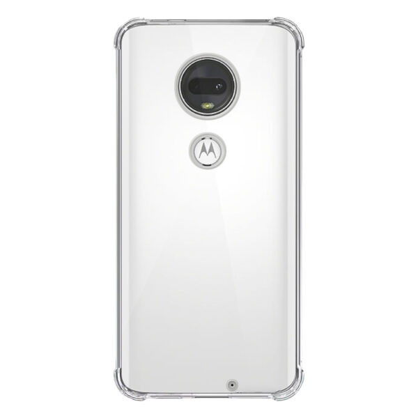 Motorola Moto G7 transparant hoesje met stootrand 2