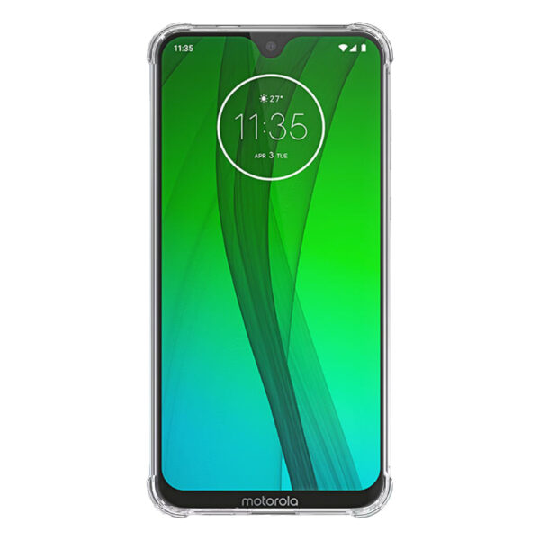 Motorola Moto G7 transparant hoesje met stootrand 2