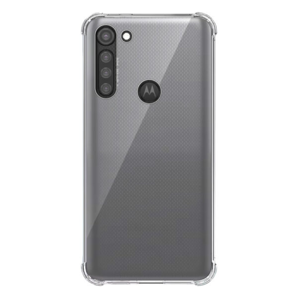 Motorola Moto G8 Power transparant hoesje met stootrand 1