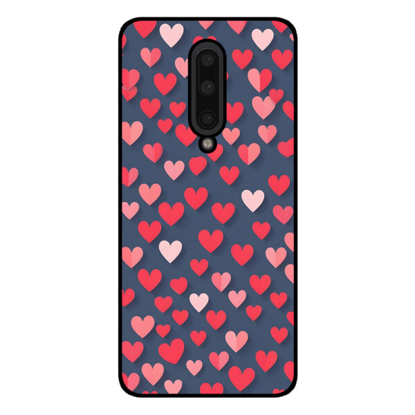 OnePlus 8 telefoonhoesje met kleine hartjes opdruk