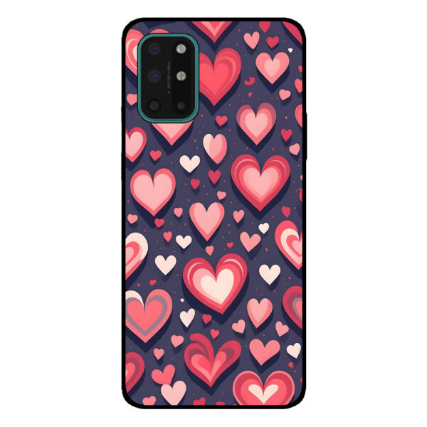 OnePlus 8T telefoonhoesje met hartjes opdruk