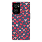 OnePlus Nord CE 2 5G telefoonhoesje met kleine hartjes opdruk