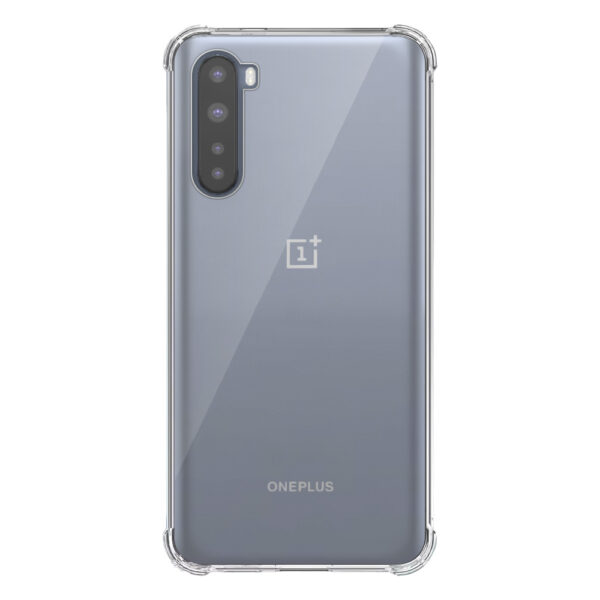 OnePlus Nord transparant hoesje met stootrand 1