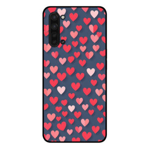 Oppo Find X2 Lite telefoonhoesje met kleine hartjes opdruk