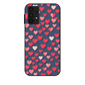 Samsung Galaxy A32 5G telefoonhoesje met kleine hartjes opdruk