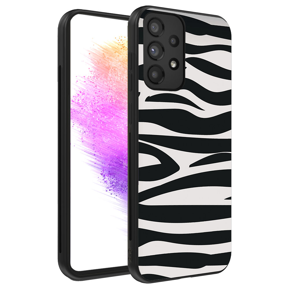 Samsung Galaxy A73 5G telefoonhoesje met zebra opdruk (1)