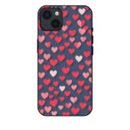 iPhone 13 telefoonhoesje met kleine hartjes opdruk