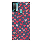 Motorola Moto E20 telefoonhoesje met kleine hartjes opdruk