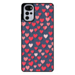 Motorola Moto G22 telefoonhoesje met kleine hartjes opdruk