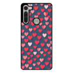 Motorola Moto G8 Power telefoonhoesje met kleine hartjes opdruk