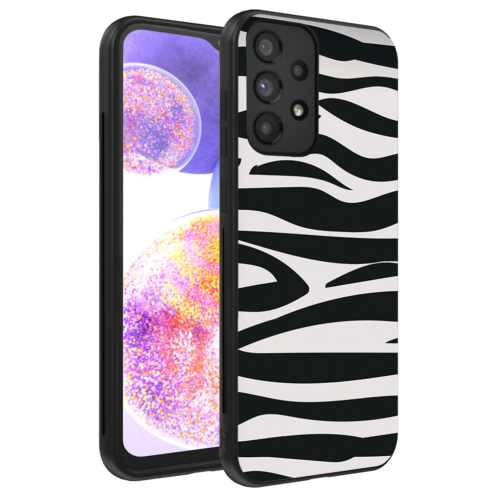 Samsung Galaxy A23 telefoonhoesje met zebra opdruk (1)