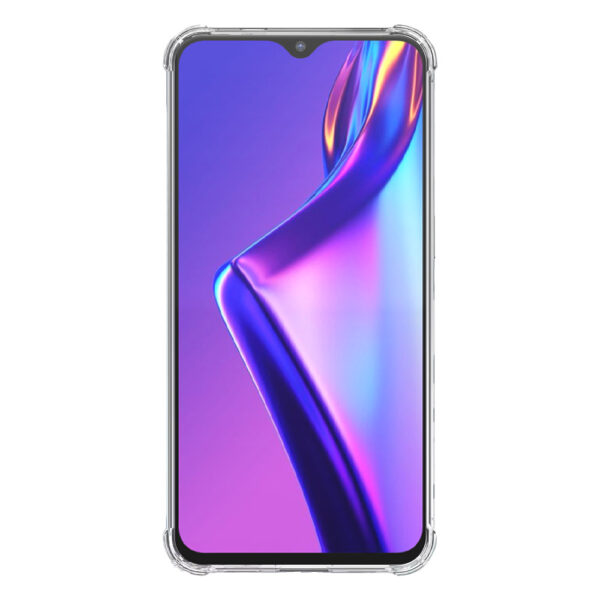 Oppo A11K A12 A5s A7 transparant hoesje met stootrand 2