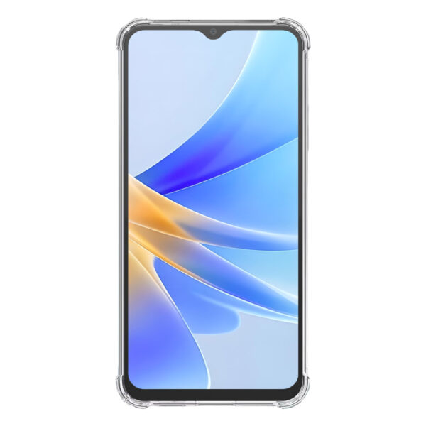 Oppo A17 A17K transparant hoesje met stootrand 2