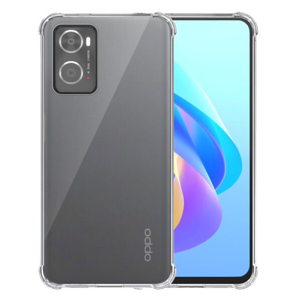 Oppo A36 A76 A96 4G transparant hoesje met stootrand