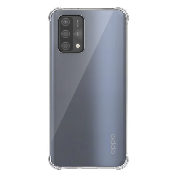 Oppo A74 4G A95 4G F19 F19s transparant hoesje met stootrand 1