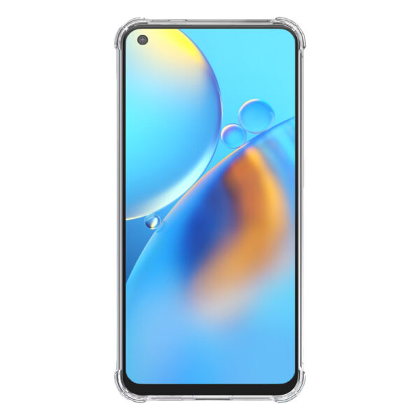 Oppo A74 4G A95 4G F19 F19s transparant hoesje met stootrand 2