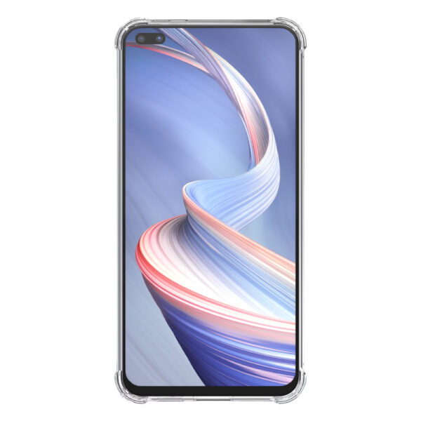 Oppo A92s Reno 4Z 5G transparant hoesje met stootrand 2
