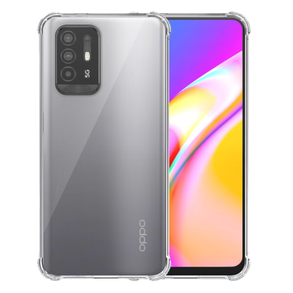 Oppo A94 5G A95 5G Reno 5Z F19 Pro Plus transparant hoesje met stootrand