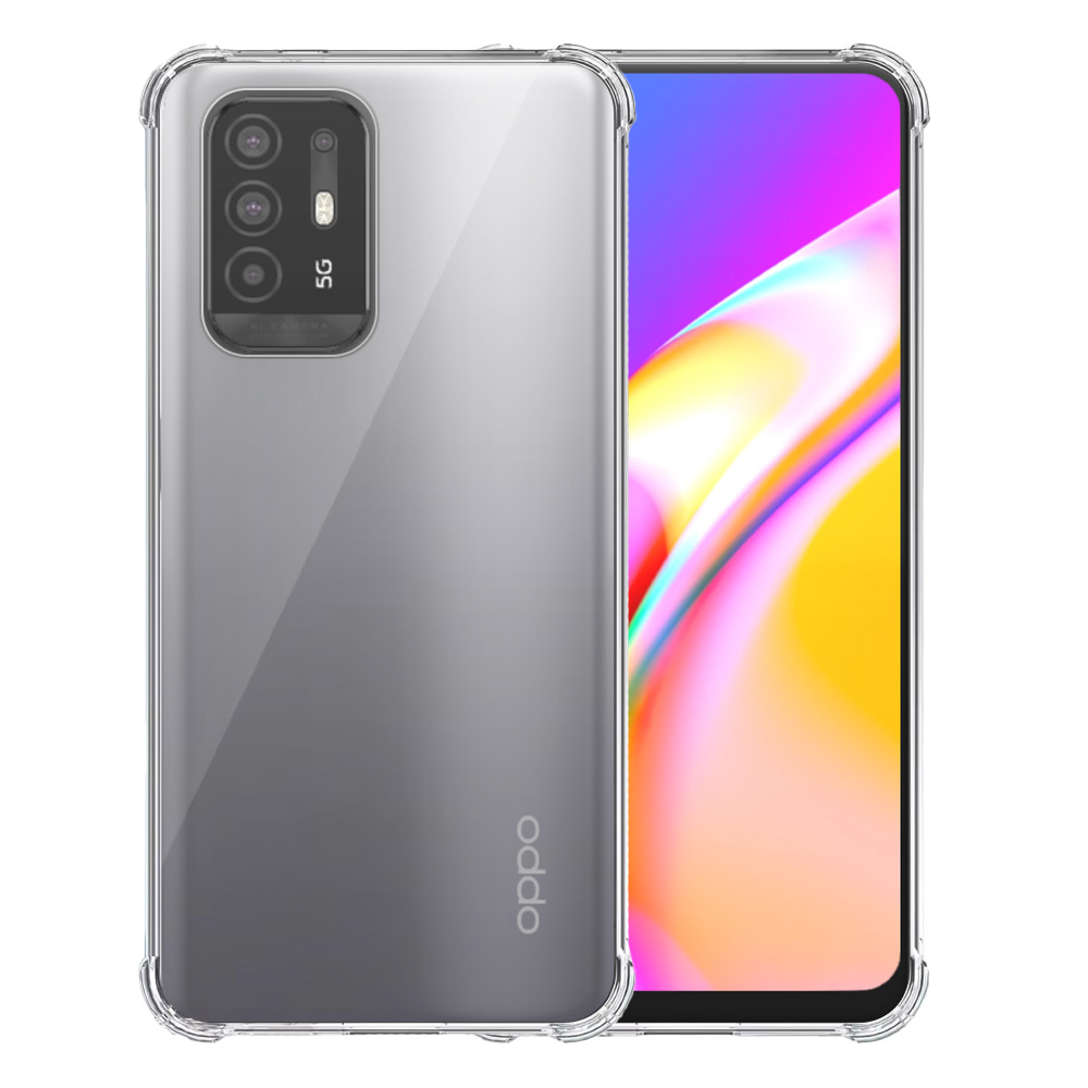 Oppo A94 5G A95 5G Reno 5Z F19 Pro Plus transparant hoesje met stootrand