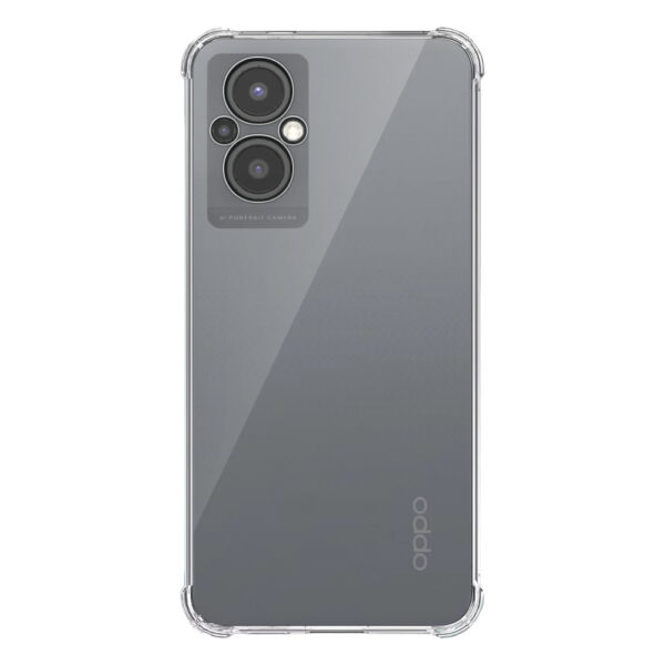 Oppo A96 5G Reno 7Z Reno 8Z Reno 8 Lite transparant hoesje met stootrand 1