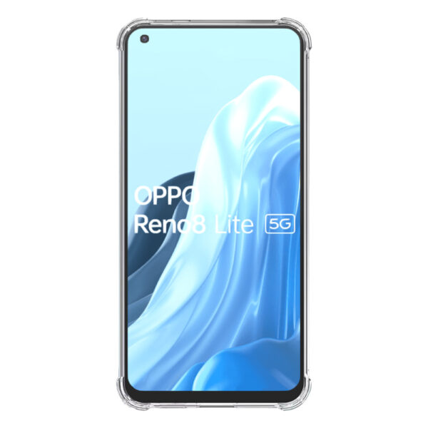 Oppo A96 5G Reno 7Z Reno 8Z Reno 8 Lite transparant hoesje met stootrand 2
