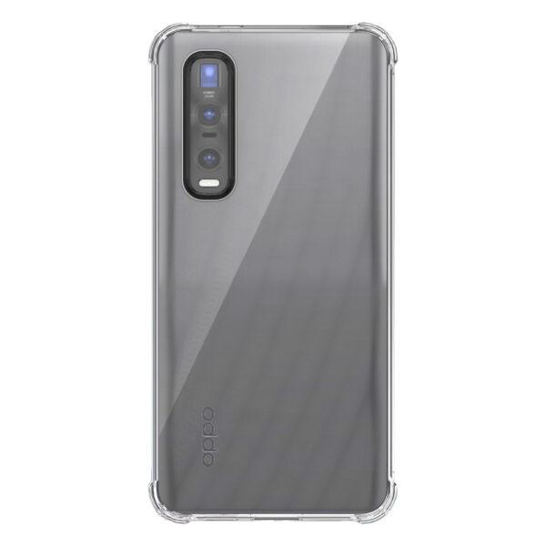 Oppo Find X2 Pro transparant hoesje met stootrand 1