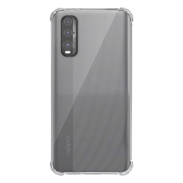 Oppo Find X2 transparant hoesje met stootrand 1