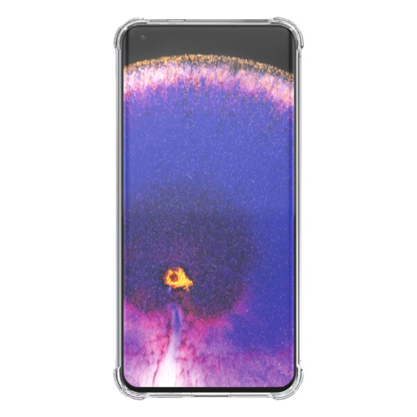 Oppo Find X5 Pro transparant hoesje met stootrand 2