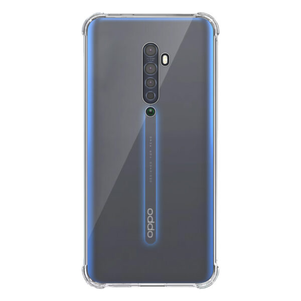 Oppo Reno 2 transparant hoesje met stootrand 1