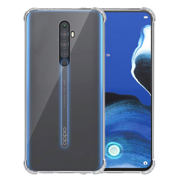 Oppo Reno 2F Reno 2Z transparant hoesje met stootrand