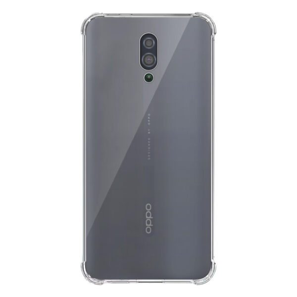 Oppo Reno transparant hoesje met stootrand 1