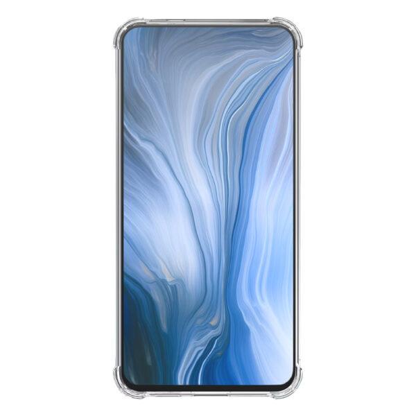 Oppo Reno transparant hoesje met stootrand 2