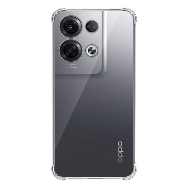 Oppo Reno8 Pro Plus transparant hoesje met stootrand 1